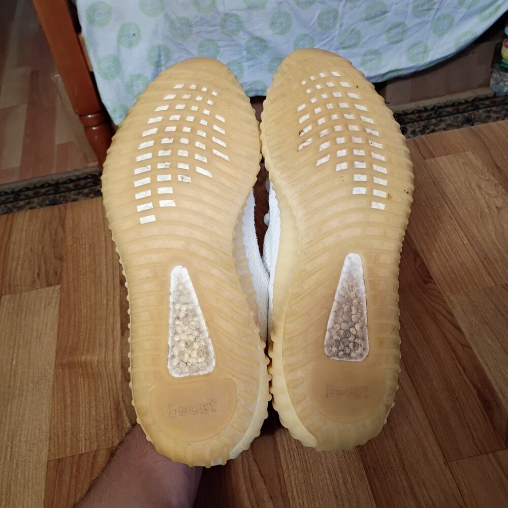 adidas Yeezy Boost 350 V2 Low Cream White / Triple White Pre Owned size 13 - Picture 7 of 8